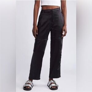 Elegant Black Women's Straight Leg Pants